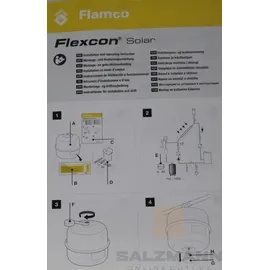 Flamco Flexcon Solar 8 bar 50 l Weiß