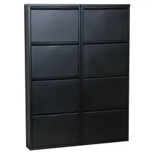 VCM Pisa 51 x 136 x 16 cm 8 Klappen schwarz