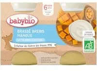 Babybio BRASSÉ BREBIS MANGUE dès 6 mois Aliment 260 g