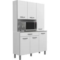 Parisot Küchenbuffet Season 22 120 x 185 x 40 cm Weiß