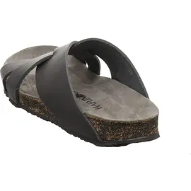 HAFLINGER Bo Pantolette Unisex Leder Graphit (2705), Gr 46 - 46 EU,