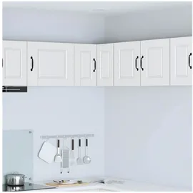 vidaXL Eckschrank Küchenwandschrank mit Regal 57 x 57 x 40 cm Weiß