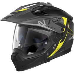 Nolan N70-2 X Bungee N-Com Helm, zwart-geel, XS