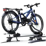 Omac Fahrradträger P-Style Dachfahrradträger kompatibel mit Fahrräder bis 25 kg TÜV Stahl