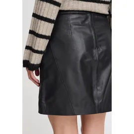 B.YOUNG Lederrock Damen Schwarz 40
