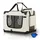 Juskys Hundebox Auto faltbar 50 x 70 x 52 cm Beige