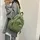 luxuskollektion Makukke Damen Rucksack Klein Canvas Grün