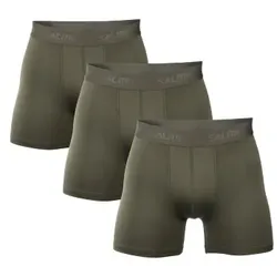 Salming 3P Performance Boxer Armeegrün Polyester Medium Herren