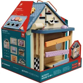TOP BRIGHT Activity Haus 12-in-1 Holz, Kunststoff