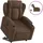 vidaXL Relaxsessel mit Aufstehhilfe Elektrisch Polyester 50 x 100 x 50 cm Braun