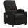 vidaXL Massagesessel Modell 18 Polyester 93 x 96,5 x 93 cm Schwarz mit verstellbarer Rückenlehne und Massagefunktion