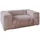 KAWOLA Loveseat MIA Cord 4-tlg. 120 x 80 x 80 cm Braun mit Kissen