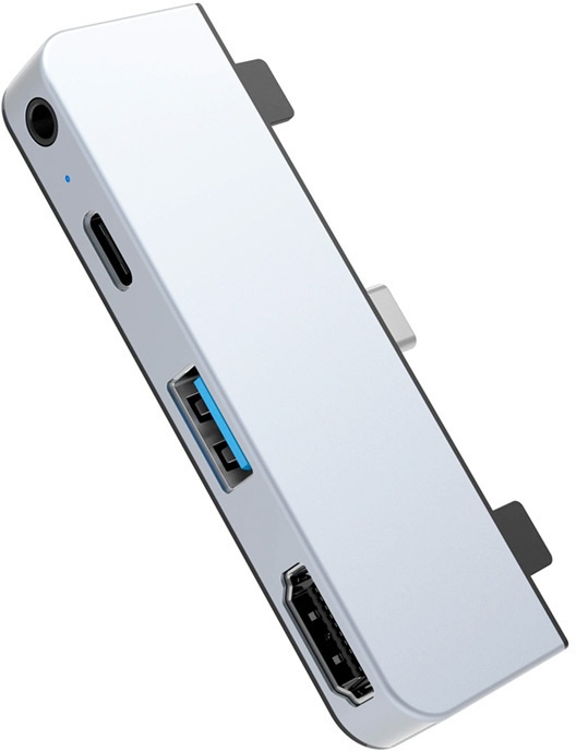 Hyper Drive 4-in-1 USB-C Hub for iPad Pro, Silber