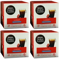 Nescafé DOLCE GUSTO Caffè Lungo Decaffeinato,Entkoffeiniert,Kaffee, 4x16 KAPSELN