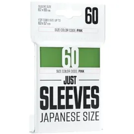 Gamegenic Gamegenic, Just Sleeves - Japanese Size Green, Size Color Code: Pink