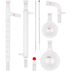 Steinberg Systems Laborgläser - Destillation - 14-teiliges Set - Normschliff: 24/40