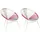 Beliani Acapulco Gartenstuhl 2er Set 0 x 0 x 0 cm beige/rosa