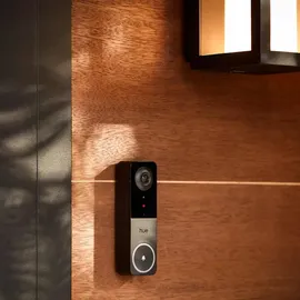 Philips Hue Secure Set Kabelgebundene Türklingelkamera & Gong Schwarz