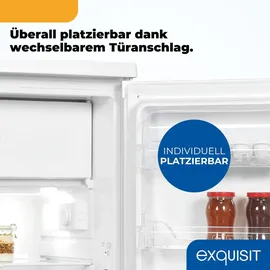 Exquisit KS516-4-E-040E Kühlschrank (109 l, 850 mm hoch, Weiß)