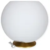 Kooduu LED-Akkuleuchte Sphere Kunststoff Gold Messing