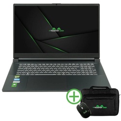 JodaBook Gaming N17, fertig eingerichtetes Gaming-Notebook (43,90 cm/17.3 Zoll, Intel Core i9 13900H, RTX 4060, 2000 GB SSD, #mit Funkmaus +Notebooktasche) schwarz 2000 GB