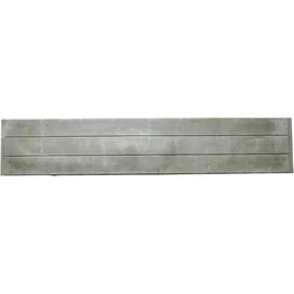Beckers Betonzaun Betonzaun Zaunelement 200 x 39 cm Betongrau