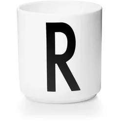 Design Letters - AJ Porzellan Becher R, weiß