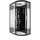 AcquaVapore D30-73M0R Komplettdusche 80 x 120 cm rechts schwarz Glas Aluminium