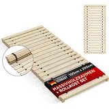 starrer Lattenrost, Rahmen inkl Rollrost bis 300Kg Flächenlast Breite 100 cm Länge 200 cm Marke " TUGA - Holztech "