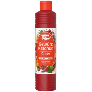 Hela Gewürzketchup Curry leicht scharf 800 ml)