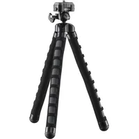 Mantona kaleido Flex Stativ deep grey 270X43X43Mm biegbar Kugelkopf, Reisestativ