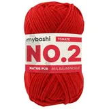 myboshi Häkelgarn Baumwolle Rot 100 m 1 St.