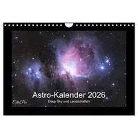 Calvendo Astro-Kalender - Deep Sky und Landschaften (Wandkalender 2026