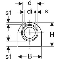 Geberit Systemrohr ML Therm exzentrisch vorgedämmt 13mm Rolle d16