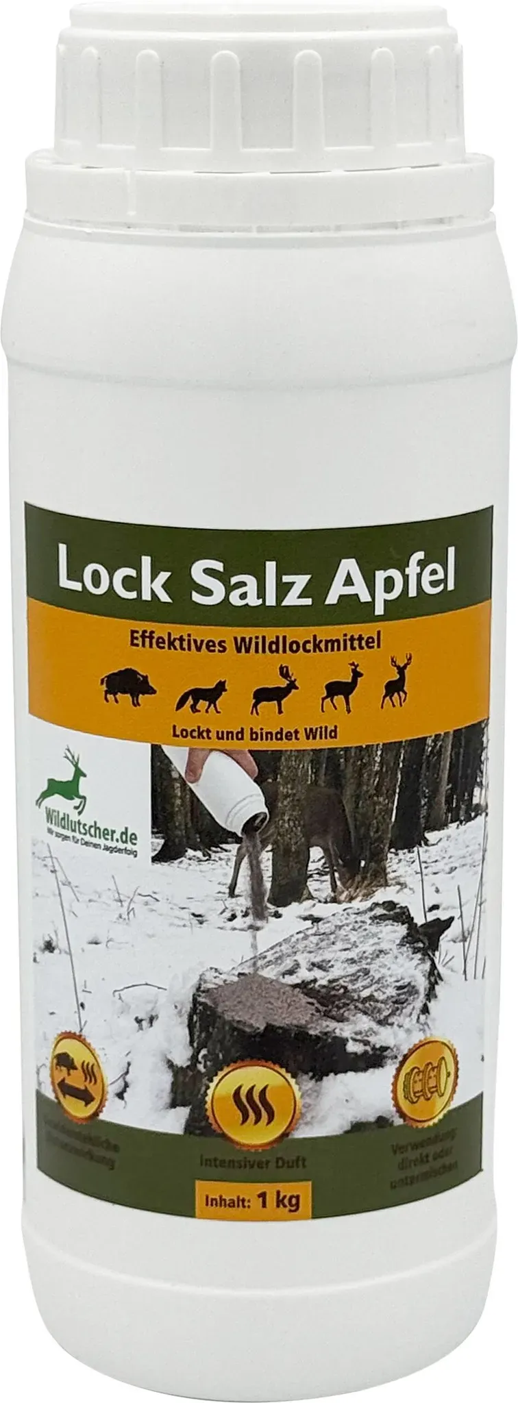 Wildlutscher Lockmittel Lock Salz Apfel