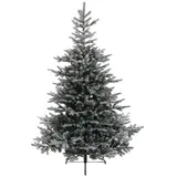 Amicasa Schneebedeckter Grandis Weihnachtsbaum grün 210 cm