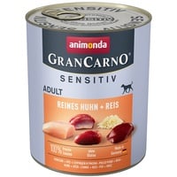 Animonda GranCarno Sensitiv Adult Huhn & Reis 6 x 800 g