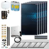 WOLF-Garten Wolf Solar Paket 13,8 m2 mit 6 Flachkollektoren CFK-1, SM1-2 Regelung