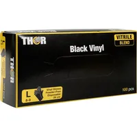 Thor Black Vinyl, Vitrile Blend, puderfrei, M
