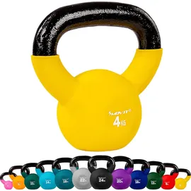 MOVIT Kettlebell PRO Kettlebell 4 kg gelb