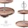 Marrakesch Orient & Mediterran Interior 3 Etagen Etagere Servierständer Akazienholz Amalie 50cm