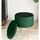 Akord Pouf mit Stauraum 35 x 45 x 35 cm Grün