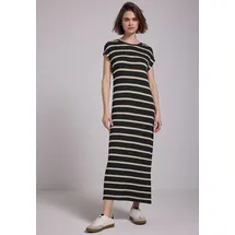 street one studio Midikleid Gestreift Schwarz 44