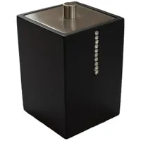 Bagnoxx - Wattepadhalter Wattepadspender Schwarz 7 x 7 x 10cm Polyresin, 7 x 7 x 10cm, Schwarz