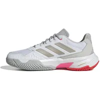 adidas Courtjam Control 3 Cloud White / Iron Metallic / Lucid Red 40 2/3