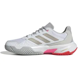 adidas Courtjam Control 3 Cloud White / Iron Metallic / Lucid Red 40 2/3