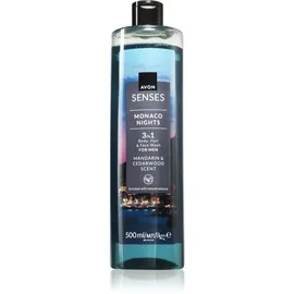 Avon Senses Monaco Nights Duschgel 3in1 500 ml