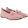Ulla Popken Damen große Größen Übergrößen Plus Size Strick-Ballerinas, Zierspange, Wechselfußbett, Weite H Soft Rose 40 838563510-40