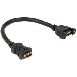 Delock HDMI A Buchse > HDMI A Buchse - HDMI-Kabel