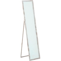 XXXLutz Standspiegel, Weiß, Holzwerkstoff, rechteckig, 34x155x3 cm,